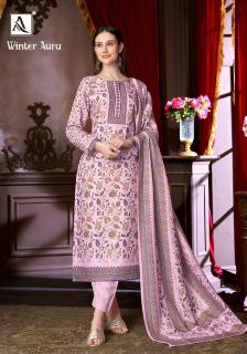 Alok suit winter aura wholesale dress material suppliers in mumbai